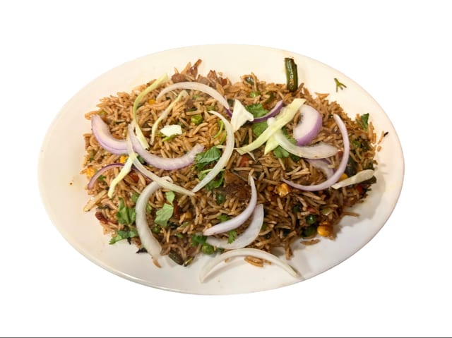 1.Veg Fried Rice.